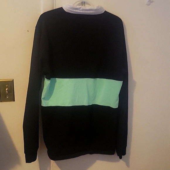 Mens polo shirt by empyre size XL color black turquoise white - Picture 10 of 11